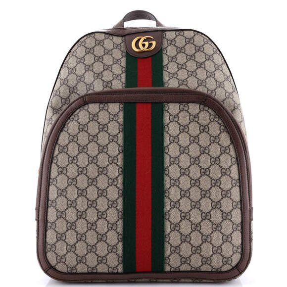 Gucci Ophidia Backpack Gg Coated Canvas #183704G13B - Picture 1 of 7